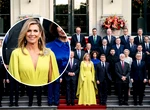Ținuta ravisantă în care a strălucit regina Maxima a Olandei, la întâlnirea cu liderii NATO