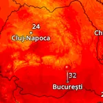 Prognoza meteo pentru vineri, 27 iunie: Caniculă puternică în sudul României. Vijelii și grindină pe arii restrânse în restul țării