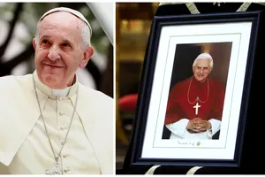 Moment istoric la Vatican. Primul papă care îngroapă un alt papă