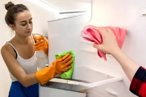 Amestecul minune al bunicii cu care să speli frigiderul. Cel mai sănătos și eficient detergent