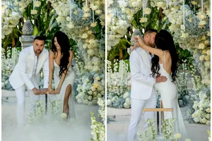 Imagini impresionante de la petrecerea în care Philipp Plein și Andreea Sasu au anunțat sexul bebelușului. Românca îl va face tată pentru a patra oară
