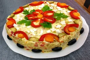 Ornamente pentru salata de boeuf. Idei creative pentru a o decora