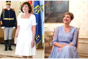 Ce rochie a purtat Carmen Iohannis, în Japonia, la întâlnirea cu Împăratul Naruhito şi Împărăteasa Masako. Accesoriul inedit care a atras atenția tuturor
