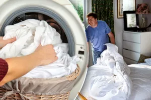 La câte grade se spală lenjeria de pat. Temperatura ideală care le face din nou curate