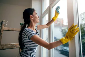 Ce puneau bunicile în apa cu care spălau geamurile. De asta le curățau perfect, fără urme