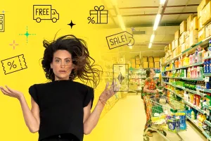 Motivul pentru care reducerile sunt scrise pe fond galben în supermarketuri. Ce ascunde această culoare, semnificația nebănuită