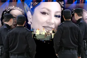 Andra, păzită ca un șef de stat la concertul de la Londra. Câți bodyguarzi a avut artista, imaginile fac furori