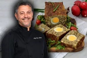Rețeta lui chef Sorin Bontea de drob de pui. Ce adaugă în compoziție, ingredientul care face preparatul mult mai gustos