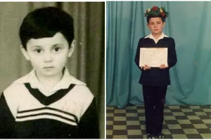 Îl recunoști? Băiețelul din fotografie e acum unul dintre cei mai de succes prezentatori TV. E căsătorit cu o artistă celebră