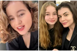 Irina Columbeanu, copia fidelă a mamei ei. Cum arată adolescenta machiată, în primul ei pictorial FOTO