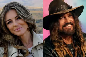 Ce se întâmplă între Billy Ray Cyrus și Elizabeth Hurley? Fotografia care a luat internetul prin surprindere