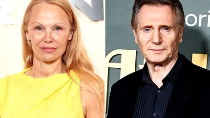 Pamela Anderson și Liam Neeson formează un cuplu. Povestea de dragoste începută pe platourile „The Naked Gun” continuă și în viața reală