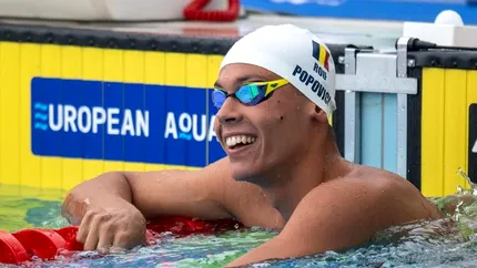 David Popovici, dublu campion mondial la Singapore. Ce sumă uriașă va încasa pentru medaliile de aur