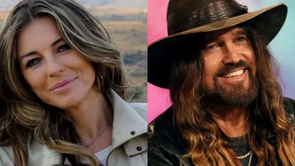 Ce se întâmplă între Billy Ray Cyrus și Elizabeth Hurley? Fotografia care a luat internetul prin surprindere