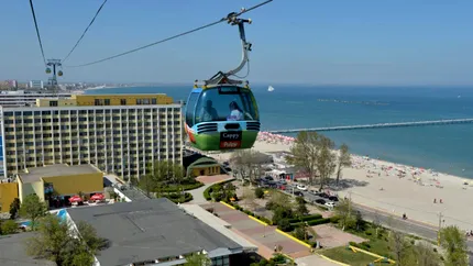 Imagine dezolantă a stațiunii Mamaia văzută din telegondolă. Turiștii sunt șocați de dezordine și neglijență