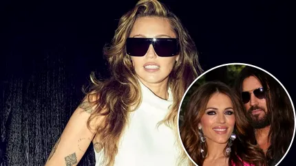 Miley Cyrus, despre relația tatălui ei cu Elizabeth Hurley: „Îi iubesc ca indivizi separați”