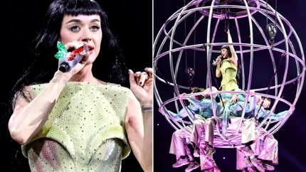 Incident periculos la concertul lui Katy Perry din Australia. Ce a pățit cântăreața
