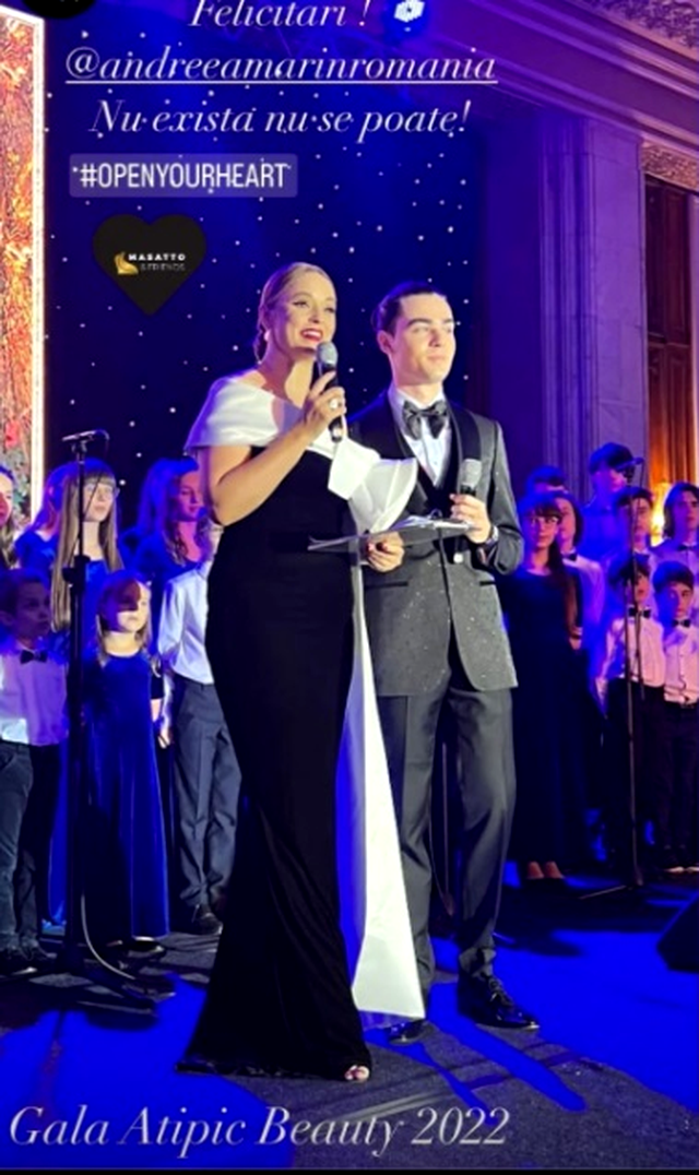 Andreea și fiul lui Ștefan Bănică