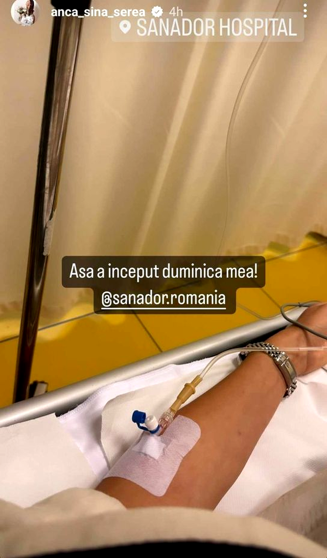 Anca Serea, din nou pe mâna medicilor