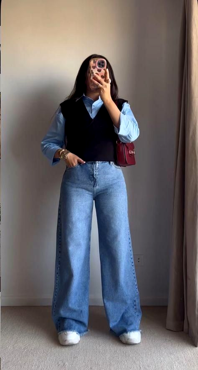 Vesta tip pulover ridică orice ținută casual cu blugi la un alt nivel de stil