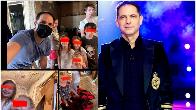 Dan Negru, alături de copilașii care trăiau ca în Evul Mediu