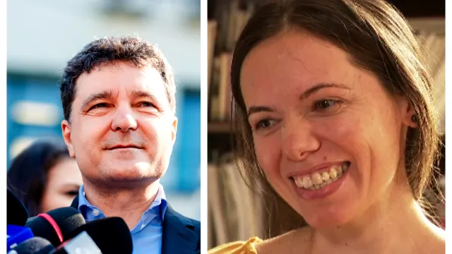 Cum și-a făcut apariția iubita lui Nicușor Dan, Mirabela Grădinaru, la vot. Ținuta cu care a impresionat pe toată lumea VIDEO