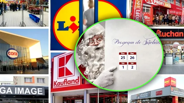 Programul magazinelor de Crăciun 2024. Când se închid Lidl, Kaufland, Carrefour, Auchan, Profi și Penny pe 24 decembrie