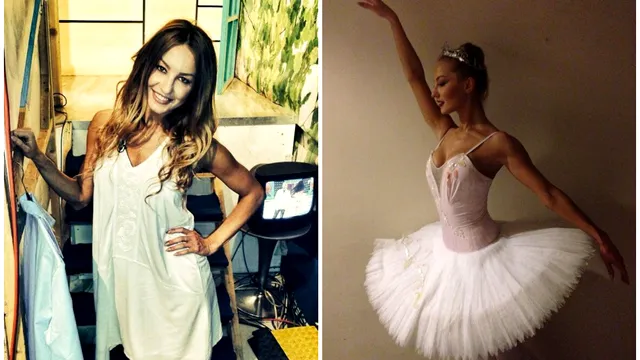 Cum arăta Flavia Mihășan înainte să ajungă celebră. Ipostaze nemaivăzute cu ea șatenă și dansând în curtea școlii