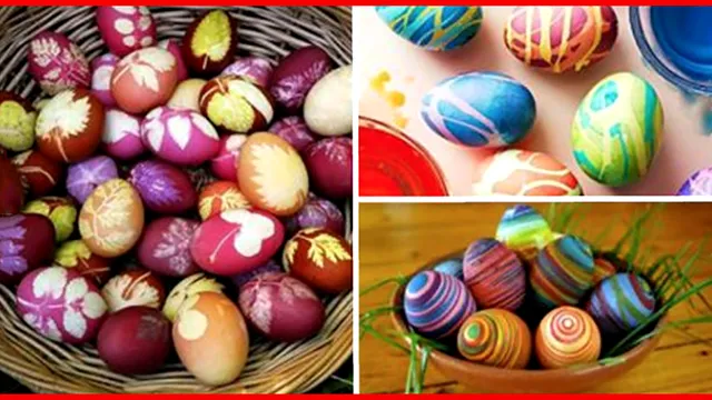 Cu ce se pictează ouăle de Paşte. Modele din care să te inspiri