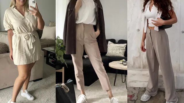 Cum poţi purta tenişii la birou. 5 ţinute casual, care te vor scoate în evidenţă