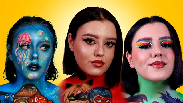 Machiajul cu efecte speciale a luat cu asalt rețelele sociale. Claudia Preduca, make-up artist: “Mie îmi ia aproximativ între 3-7 ore” EXCLUSIV