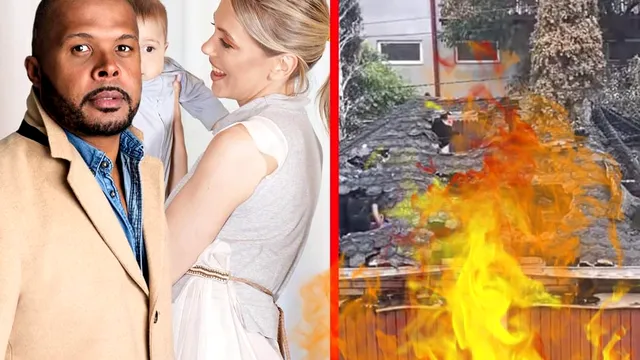 Incendiu violent lângă casa lui Cabral, în timpul petrecerii de botez a fiului său! “Când a bubuit sărăcia aia a aruncat în sus cu nu știu ce e ăsta, plastic”
