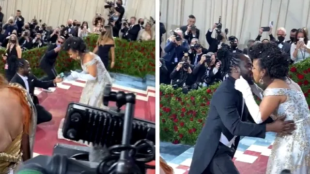Cerere de căsătorie inedită pe covorul roşu la Met Gala 2022. Cine a fost vedeta care a spus marele DA