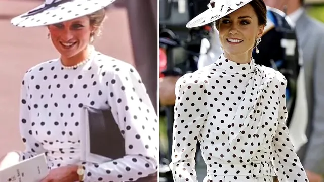 Kate Middleton, apariție spectaculoasă într-o rochie aproape identică cu cea a lui Lady Diana. Cum a fost surprinsă în public