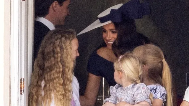 Meghan Markle, apariție de senzație la Jubileul de Platină al Reginei Elisabeta. Soția prințului Harry a atras toate privirile