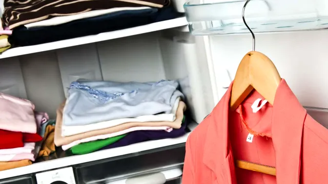 Cum să usuci hainele rapid în interiorul congelatorului. Trucul nebănuit