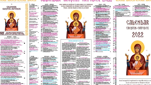 Calendar ortodox 11 august 2022. Ce sfânt important este celebrat joi