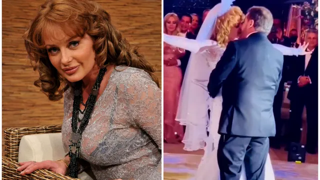 Joana Benedek, apariție spectaculoasă în ziua nunții. Actrița s-a căsătorit la 50 de ani, primele imagini