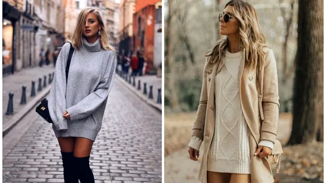 Tendințe iarnă 2022. Rochiile pulover sunt la modă. Cum și când poți să le porți