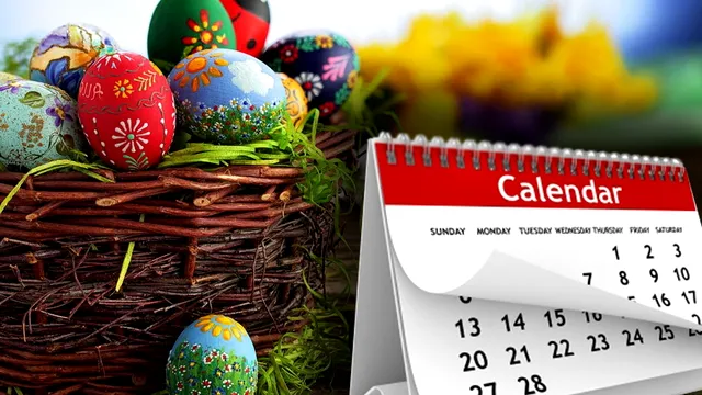 Când pică Paștele în 2023. Câte zile libere vom avea