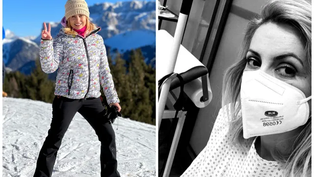 Cum se simte Simona Gherghe, după accidentul de la schi, din Italia. Vedeta și-a rupt o coastă