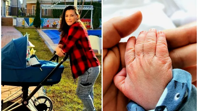 Cătălina Ponor, prima imagine cu băiețelul ei. Fotografie adorabilă cu micuțul său, în vârstă de 2 luni