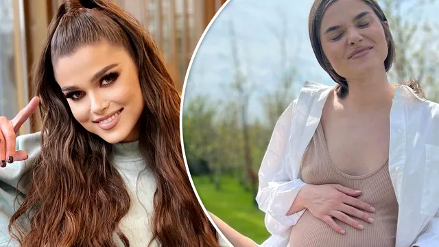 Cum s-a lăsat pozată Theo Rose în a șaptea lună de sarcină. Apare fără sutien și cu burtica de gravidă la vedere: “Nu e o sedință foto obișnuită”