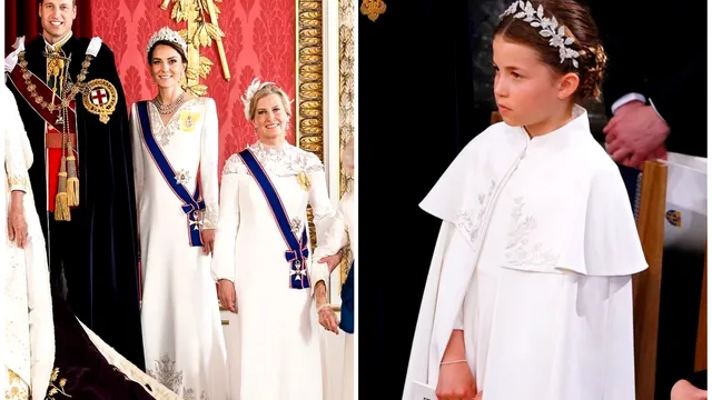 De ce femeile din familia regală au purtat alb la încoronarea regelui Charles. Kate Middleton și fiica ei, prințesa Charlotte, au arătat divin FOTO