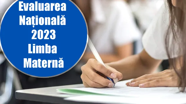 Subiecte Evaluarea Națională 2023 la limba maternă. Ce au avut de rezolvat elevii