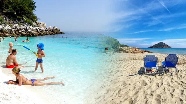 Cât costă șezlongul la Marble Beach Thassos. Toți românii care merg în vacanță trebuie să știe prețurile