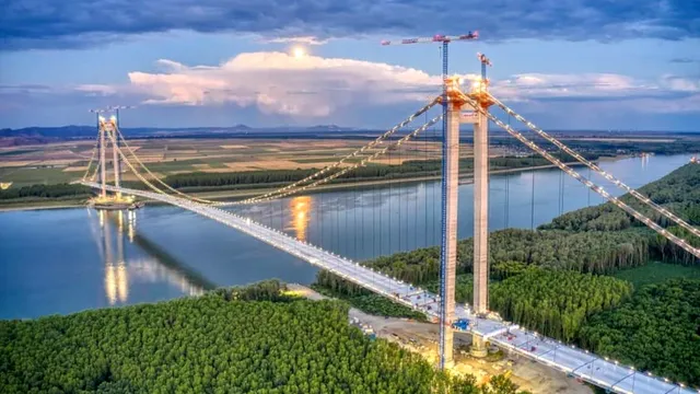 Motivul pentru care Podul de la Brăila este asemănat cu Golden Gate din SUA. Detalii interesante