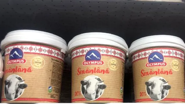Ce conține, de fapt, smântâna Olympus de la Lidl. Mulți nu sunt atenți la acest detaliu ascuns de pe etichetă