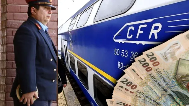 Cât câștigă un angajat CFR în 2023. Suma neașteptată pe care o primește lunar