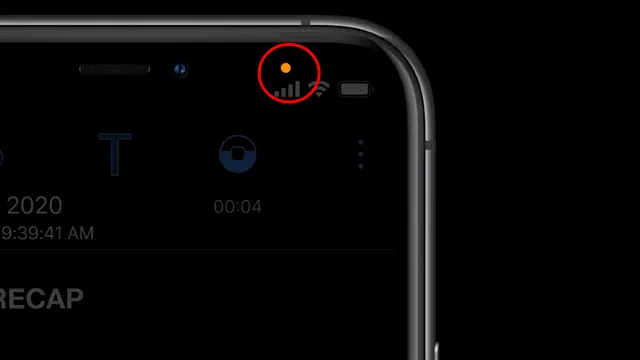 Ce înseamnă bulina portocalie de pe telefoanele Iphone. Când se aprinde, de fapt